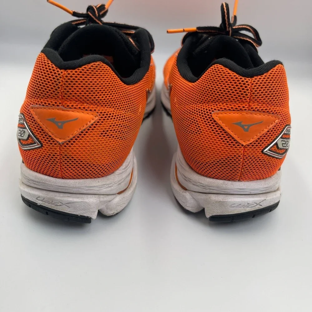 Mizuno Wave Rider 20 Clownfish Men's 11 Orange Black Running Shoes J1GC170313